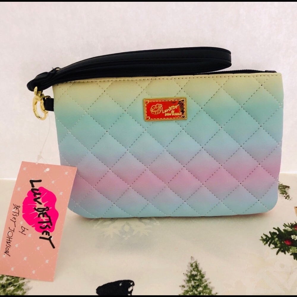 LUV BETSEY Wristlet Clutch Betsey Johnson